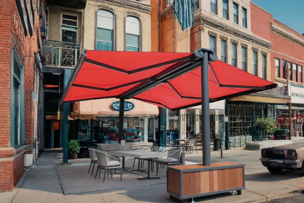 AT-3 Solar Awning — Butterfly Awning