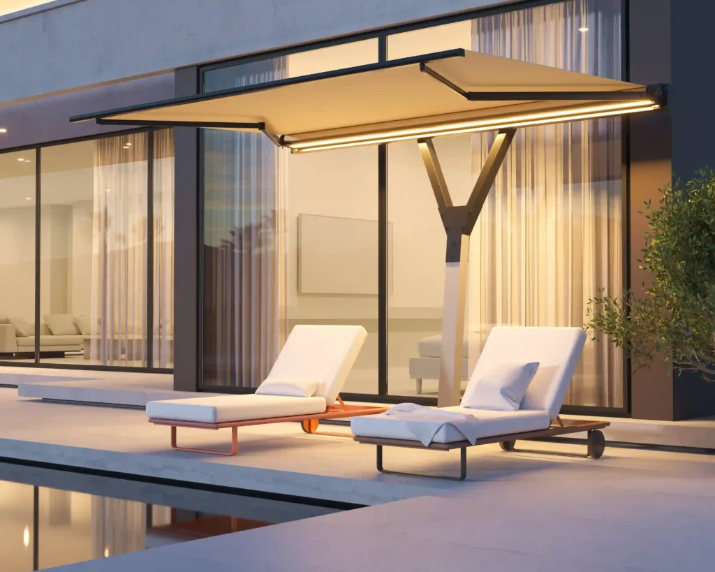 AT-4 Solar Awning — Atlas Building Technology architectural detail view 2